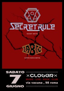 Secret Rule + Skymall Solution + Lato B @ Closer | Roma | Lazio | Italia