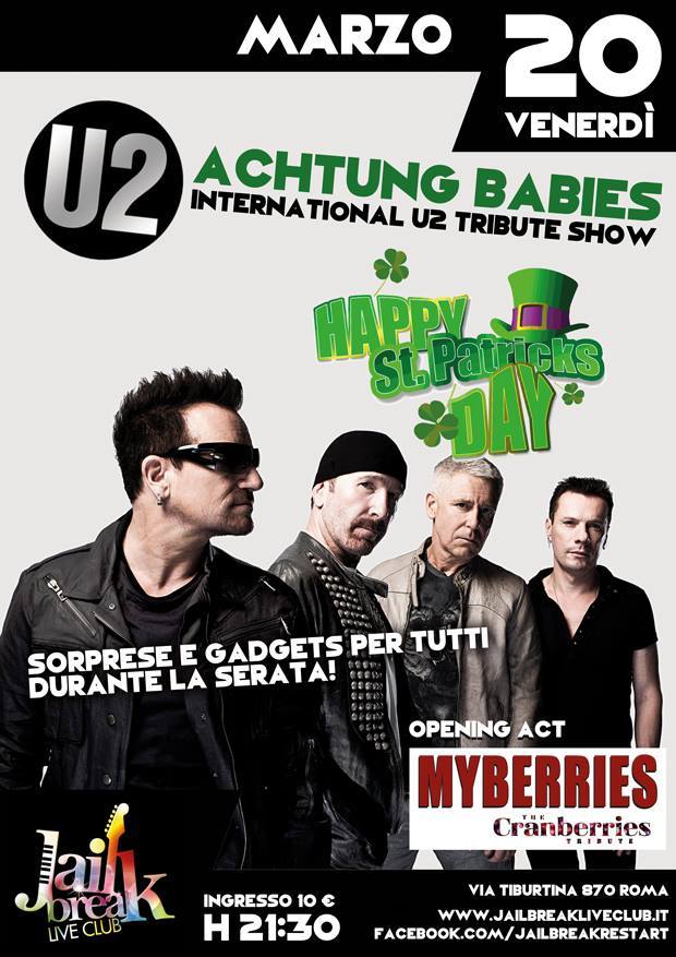 Achtung Babies + Myberries @ JAILBREAK LiveClub | Roma | Lazio | Italia