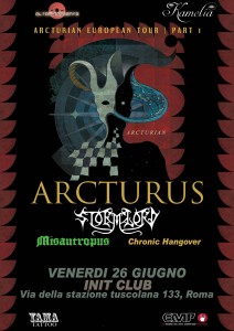 ARCTURUS (NOR) + STORMLORD + Misantropus + Chronic Hangover - Roma @ Planet Club | Roma | Lazio | Italia