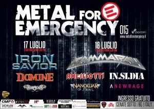 Metal for Emergency 2015 @ stadio di Cenate Sotto | Cenate sotto | Lombardia | Italia