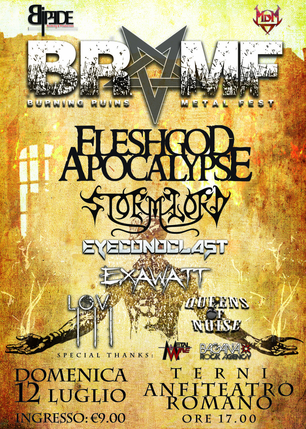 Fleshgod Apocalypse + Stormlord @ Ruins Metal Fest - 12 07 2015
