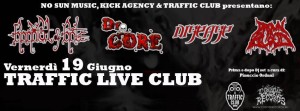 HANDFUL OF HATE + DR. GORE + DISEASE + DROWN IN BLOOD - Roma @ Traffic Club Roma | Roma | Lazio | Italia