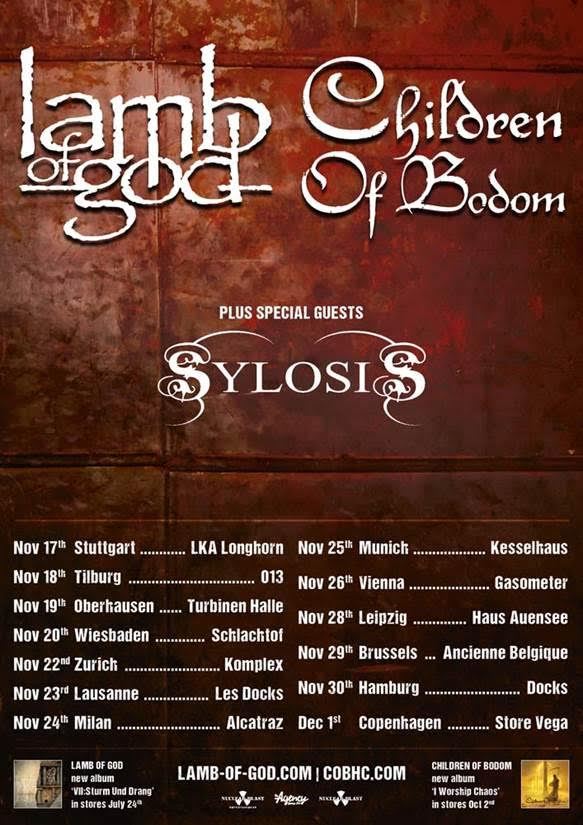 Children Of Bodom + Lamb Of God @ Alcatraz - 24 11 2015