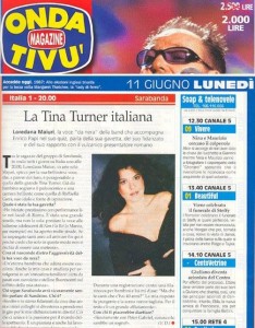 Loredana Maiuri band - TINA TURNER Tribute Show - Roma @ Chalet "La Cascata" CrossVillage | Lazio | Italia