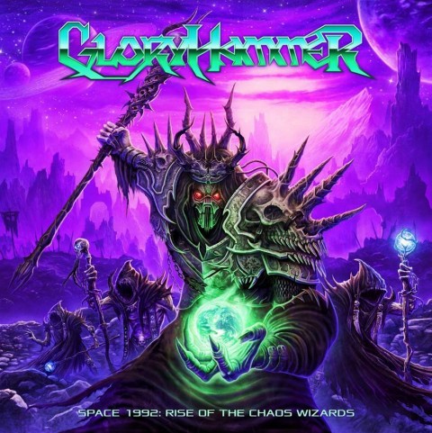 Gloryhammer: "Space 1992: Rise of the Chaos Wizards" Cover