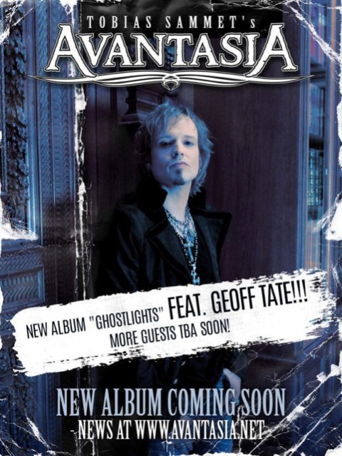 Tobias Sammett's Avantasia con Geoff Tate per Ghostlights