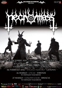 Necromass italian tour 2016 - Italia