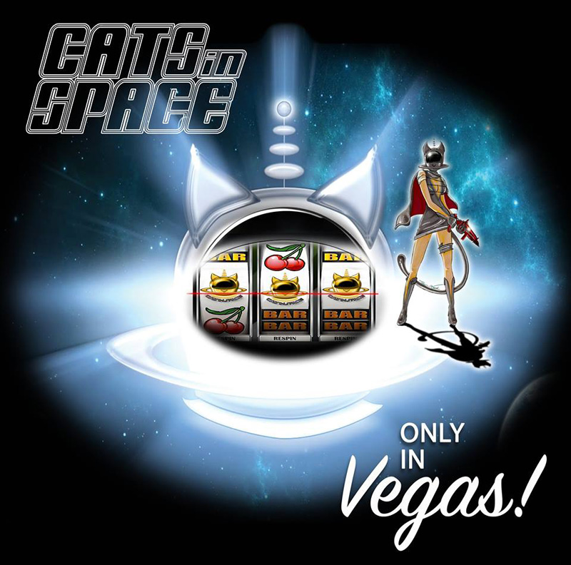 Cats In Space - Only In Vegas - Single Cover