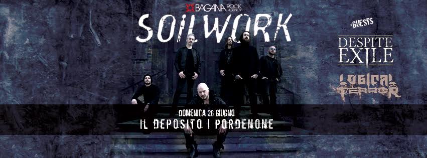 Soilwork + Despite Exile + Logical Terror @ Il Deposito 2016 Promo