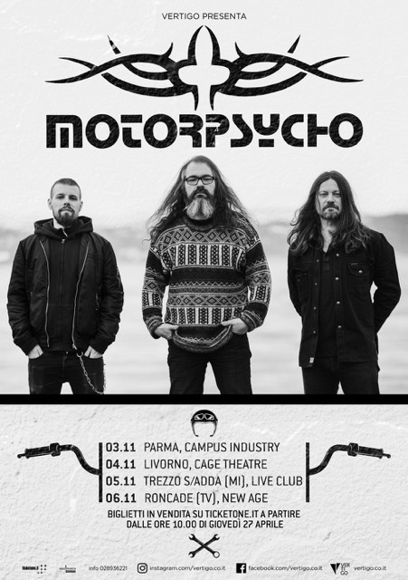 Motorpsycho Italian Tour 2017