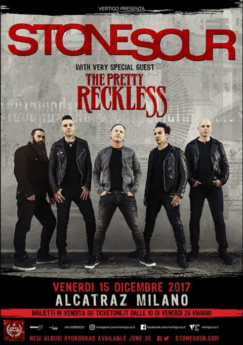 Stone Sour - The Pretty Reckless - Alcatraz Tour 2017 - Promo