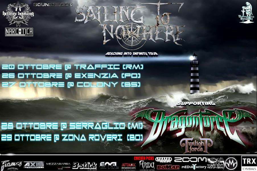 Sailing To Nowhere - Dragonforce - Twilight Force - Reaching Into Infinity - Tour 2017 - Promo