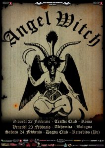 Angel Witch - 3 date a febbraio