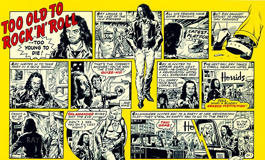 Jethro Tull - Too Old comics