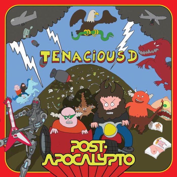 Risultati immagini per tenacious d post apocalypto album cover