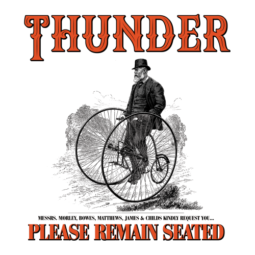 Risultati immagini per thunder please remain seated cover