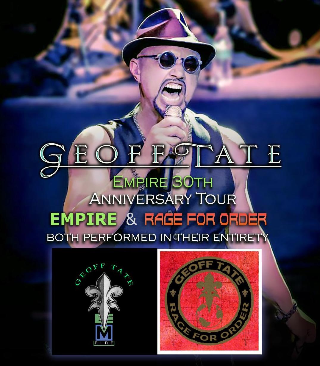 Geoff Tate - Empire 30Th Anniversary Tour 2020 - Promo