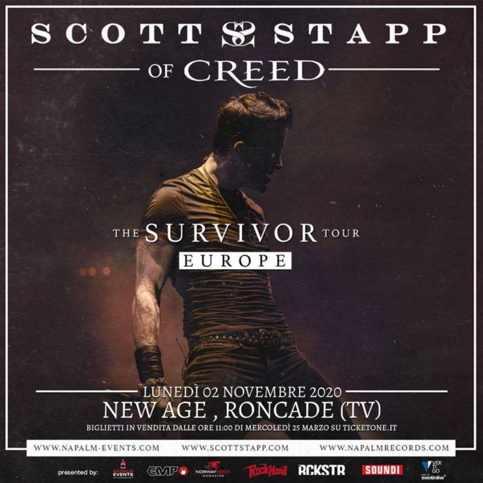 Scott Stapp - The Survivor Tour Europe 2020 - Promo