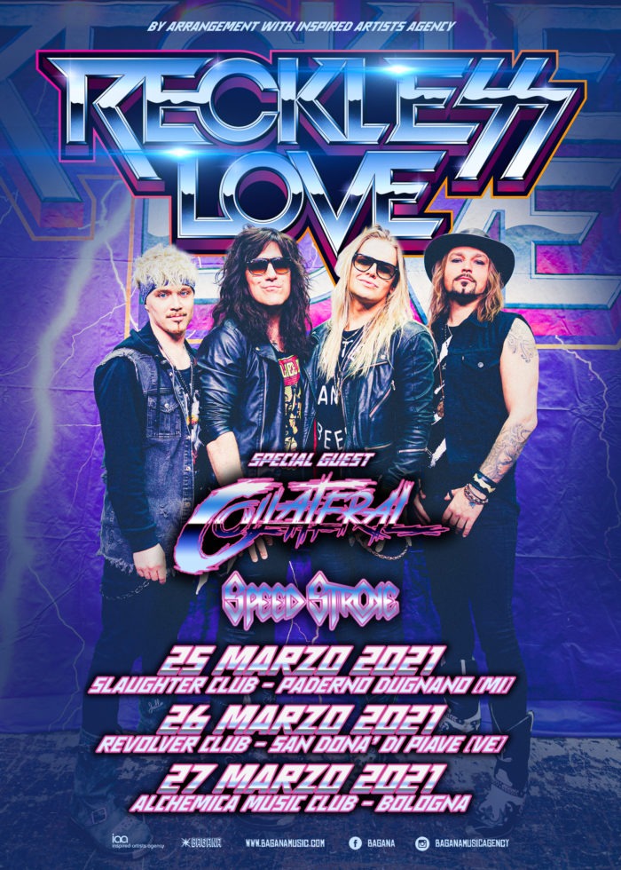 Reckless Love - Collateral - Speed Stroke - Metal Madness Tour 2021 - Promo