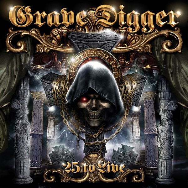 Grave Digger - 25 To Live - Album Cover