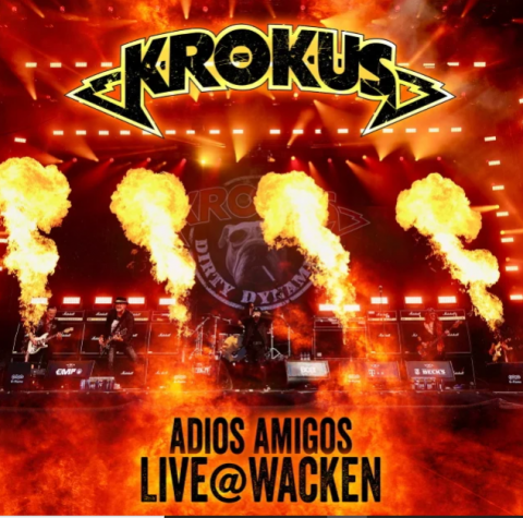 Krokus - Adios Amigos Live @ Wacken - Album Cover