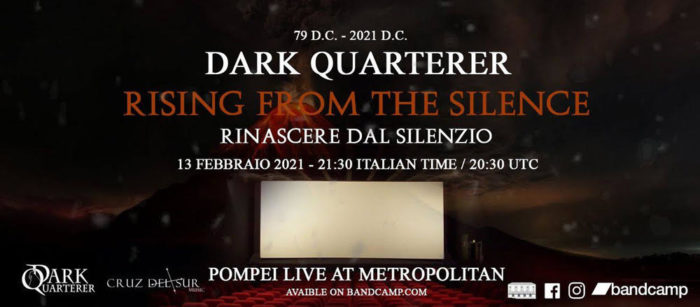 Dark Quarterer - Live In Streaming - Pompei Live At Metropolitan 2021 - Promo