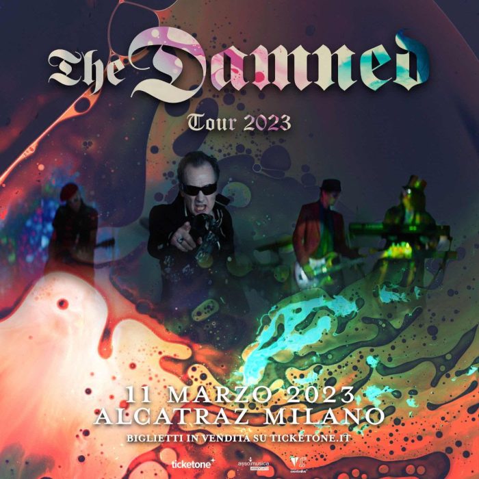 The Damned - Milano - Alcatraz - Tour 2023 - Promo